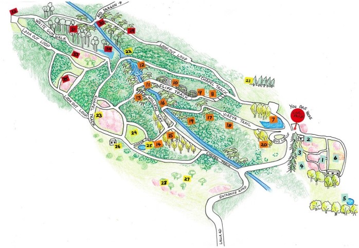 map of gardens
